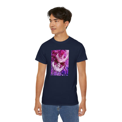Unisex puuvillainen t-paita, Love Path, Art Design by Sincthus