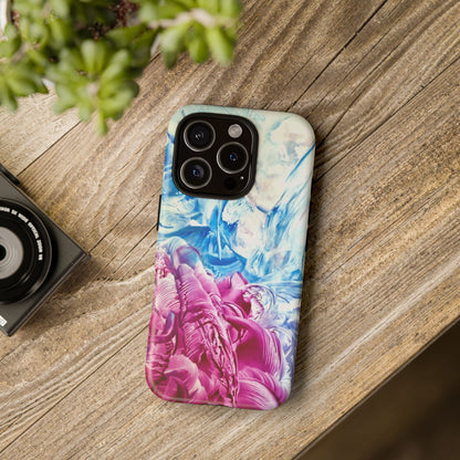 Stylish Hard Phone Case, White Horse, Art Design by Sincthus
