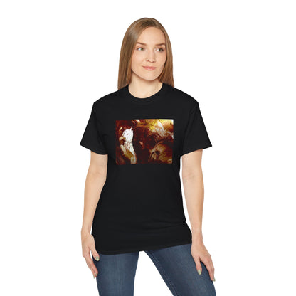 Unisex puuvillainen t-paita, Autumn, Art Design by Sincthus