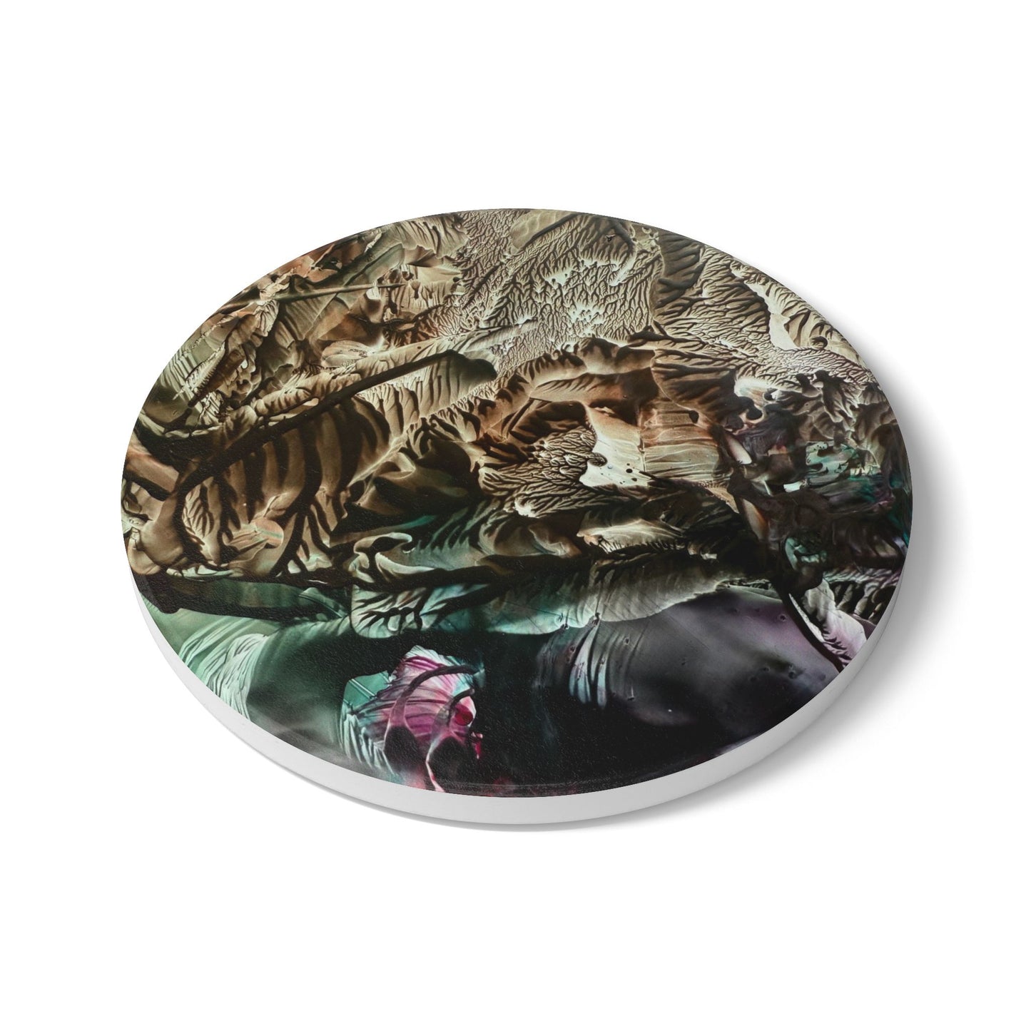 Ceramic Coaster, Adventure, Art Design by Sincthus