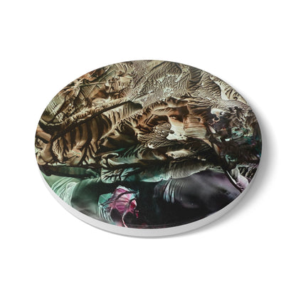 Ceramic Coaster, Adventure, Art Design by Sincthus