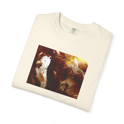 Unisex Garment-Dyed T-shirt, Autumn, Art Design by Sincthus