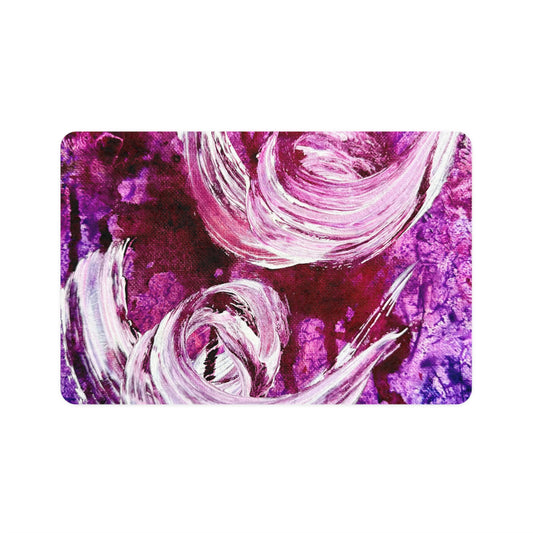 Elegant Pet Food Mat, Love Path, Art Design by Sincthus