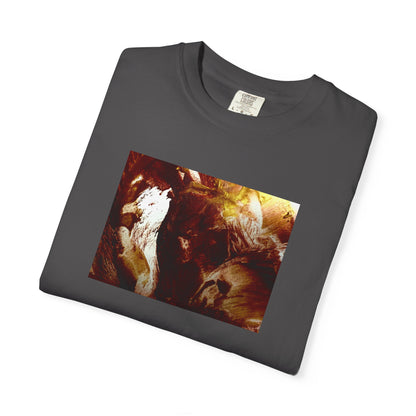 Unisex Garment-Dyed T-shirt, Autumn, Art Design by Sincthus