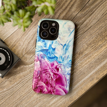 Stylish Hard Phone Case, White Horse, Art Design by Sincthus