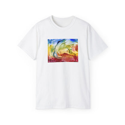 Unisex puuvillainen t-paita, Earth, Art Design by Sincthus