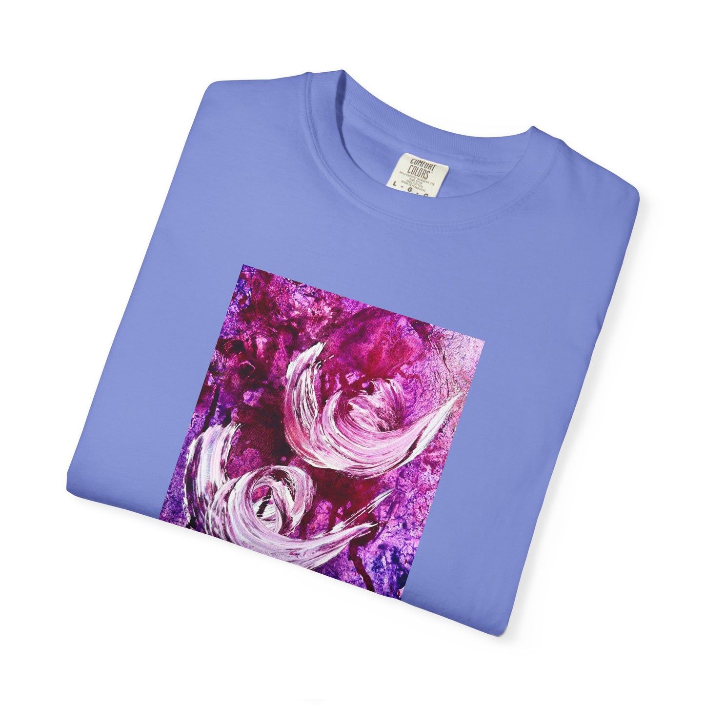 Unisex Garment-Dyed T-shirt, Love Path, Art Design by Sincthus