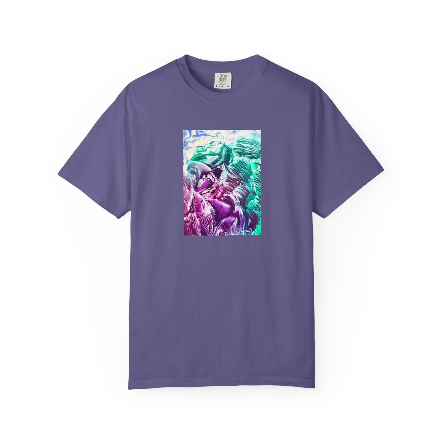 Unisex Garment-Dyed T-shirt, Bloom, Art Design by Sincthus