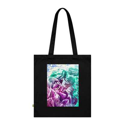 Luomupuuvillainen kangaskassi, Bloom, Art Design by Sincthus