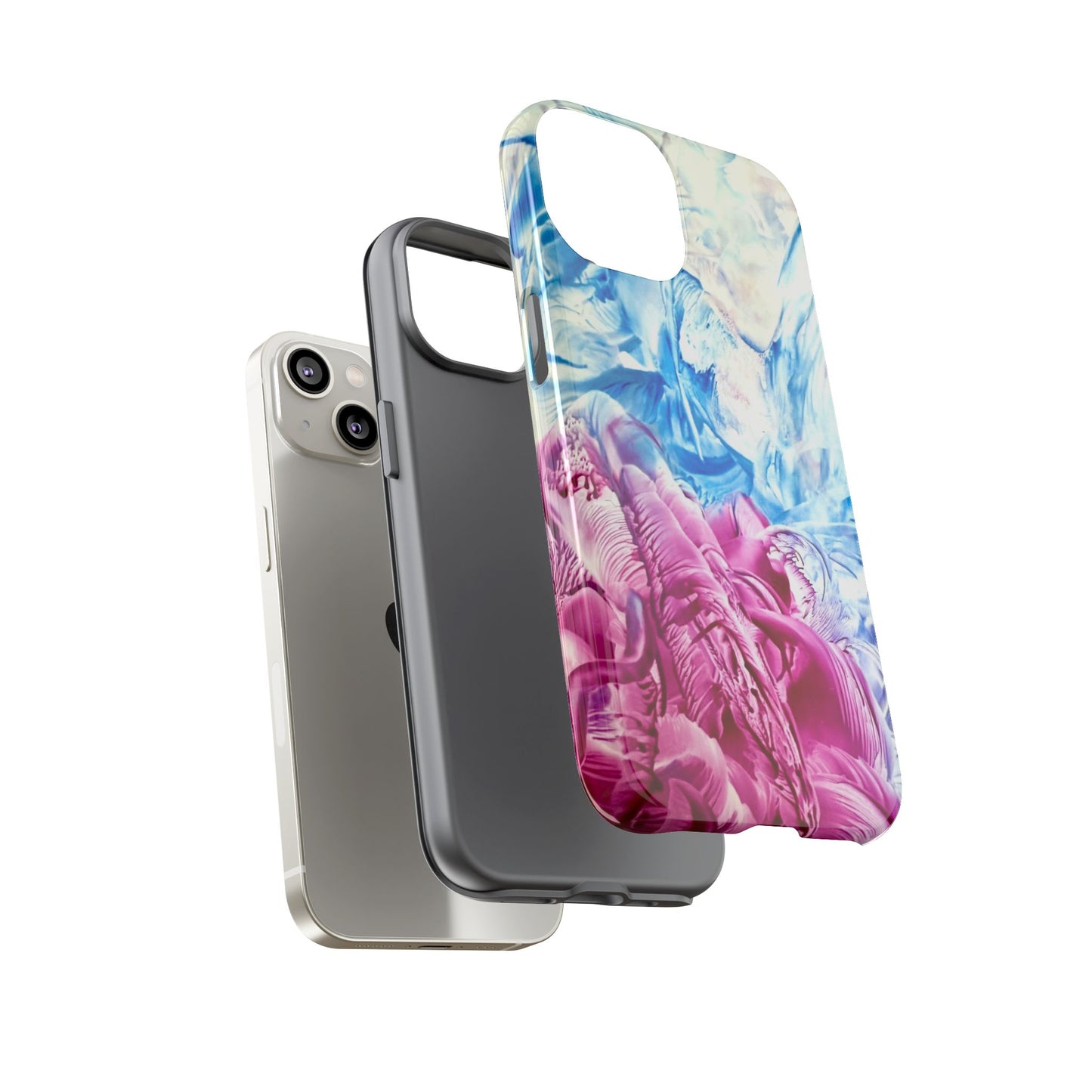 Stylish Hard Phone Case, White Horse, Art Design by Sincthus