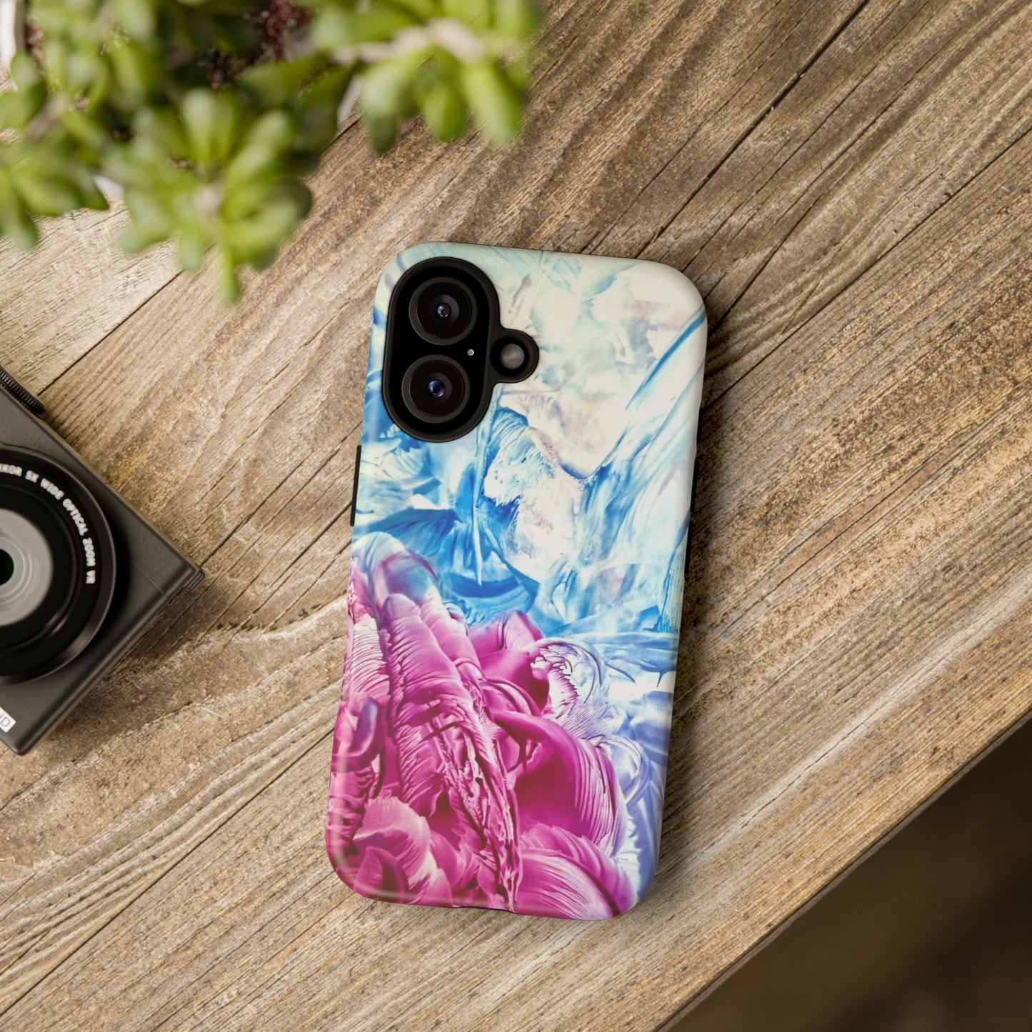 Tyylikäs puhelinkotelo, White Horse, Art Design by Sincthus