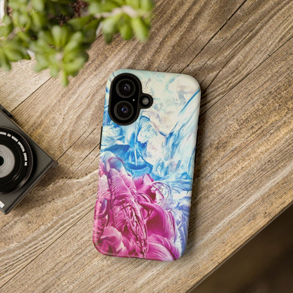 Tyylikäs puhelinkotelo, White Horse, Art Design by Sincthus