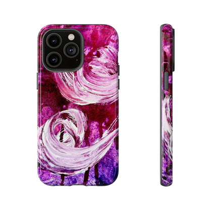 Stylish Hard Phone Case, Love Path, Art Design by Sincthus