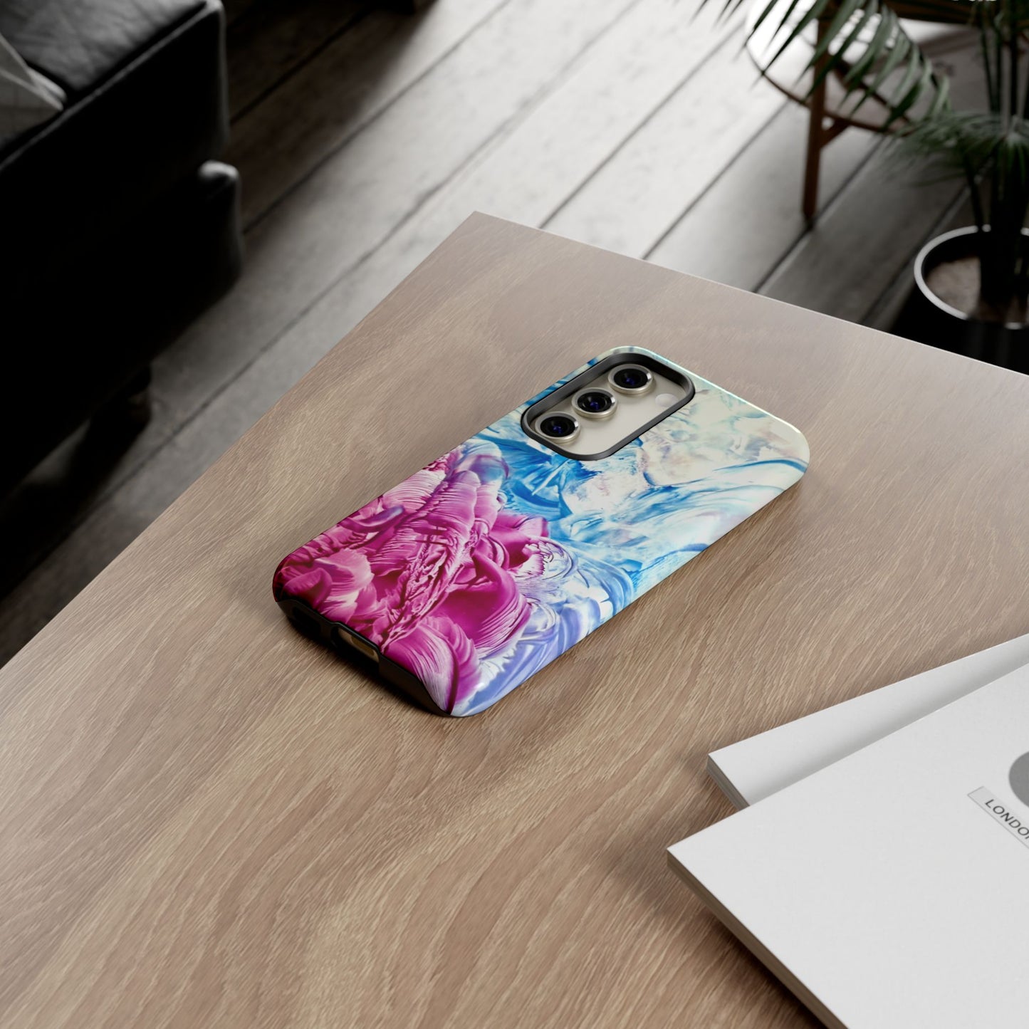 Stylish Hard Phone Case, White Horse, Art Design by Sincthus