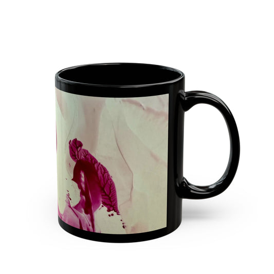 Black Ceramic Mug, Mother, Art Design by Sincthus