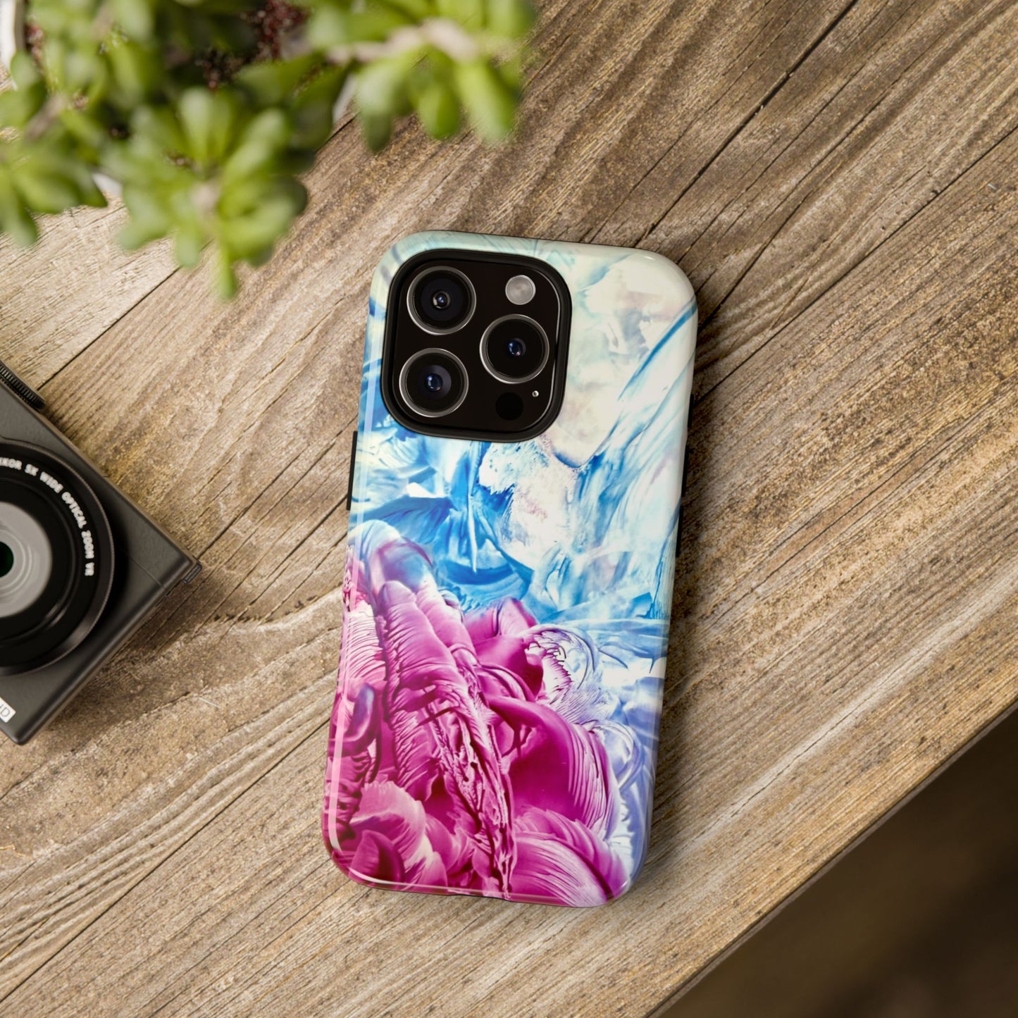 Tyylikäs puhelinkotelo, White Horse, Art Design by Sincthus