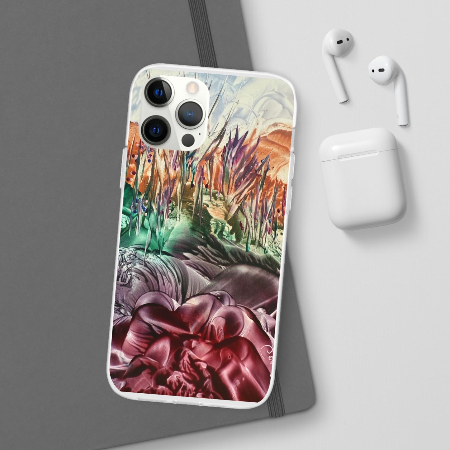 Puhelinkotelo, maisema, taidesuunnittelu, Sincthus