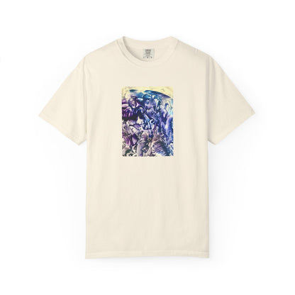 Unisex Garment-Dyed T-shirt, Flood, Art Design by Sincthus