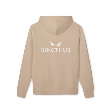 Unisex-huppari, Sincthus, logo selässä 