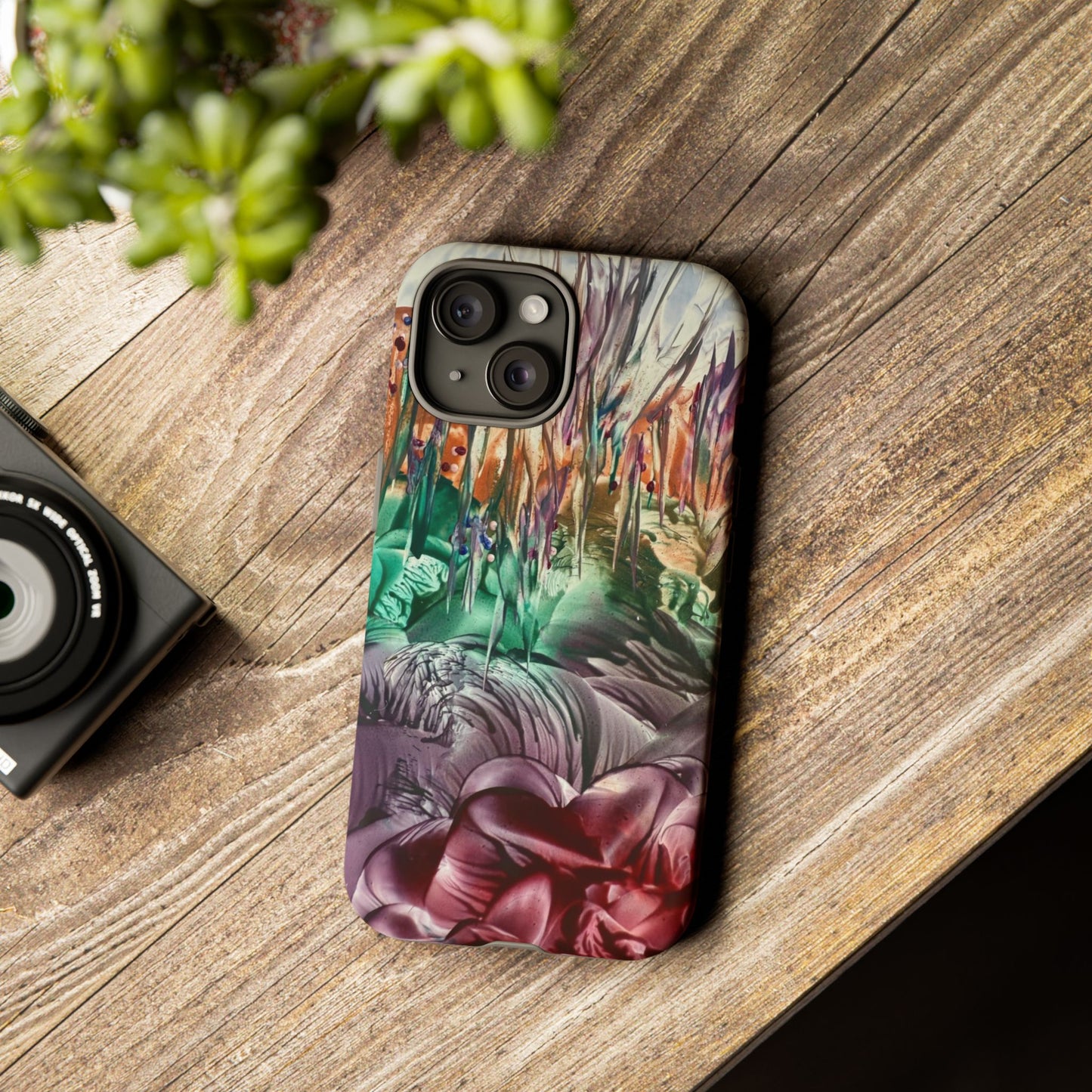 Stylish Hard Phone Case, Landscape, Art Design by Sincthus