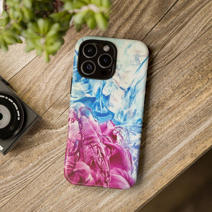 Stylish Hard Phone Case, White Horse, Art Design by Sincthus