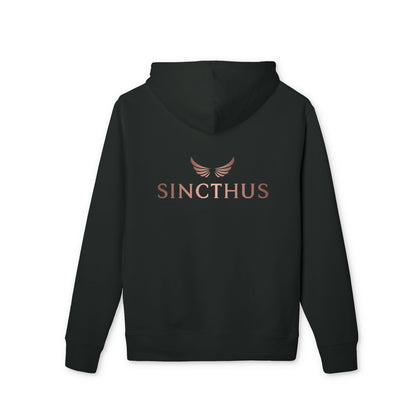 Unisex-huppari, Sincthus, logo selässä