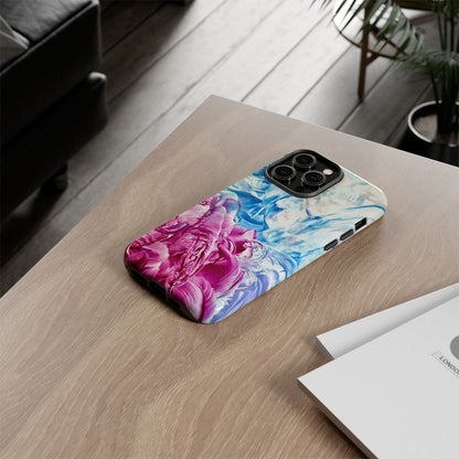 Stylish Hard Phone Case, White Horse, Art Design by Sincthus