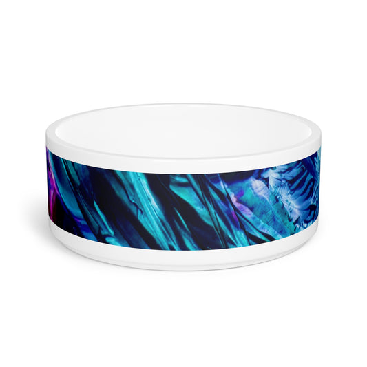 Rustic Pet Bowl for Dogs and Cats, Beautiful, Art Design by Sincthus