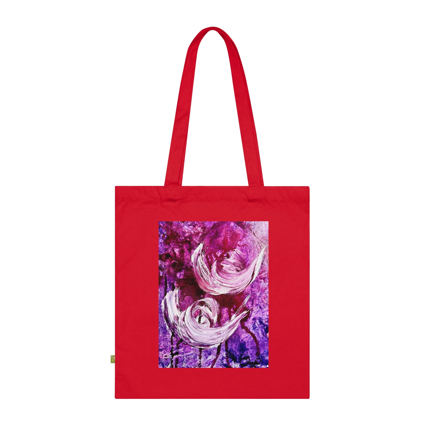 Organic Cotton Tote Bag, Love Path, Art Design by Sincthus