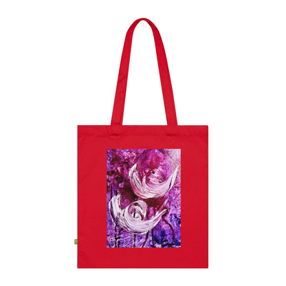 Organic Cotton Tote Bag, Love Path, Art Design by Sincthus