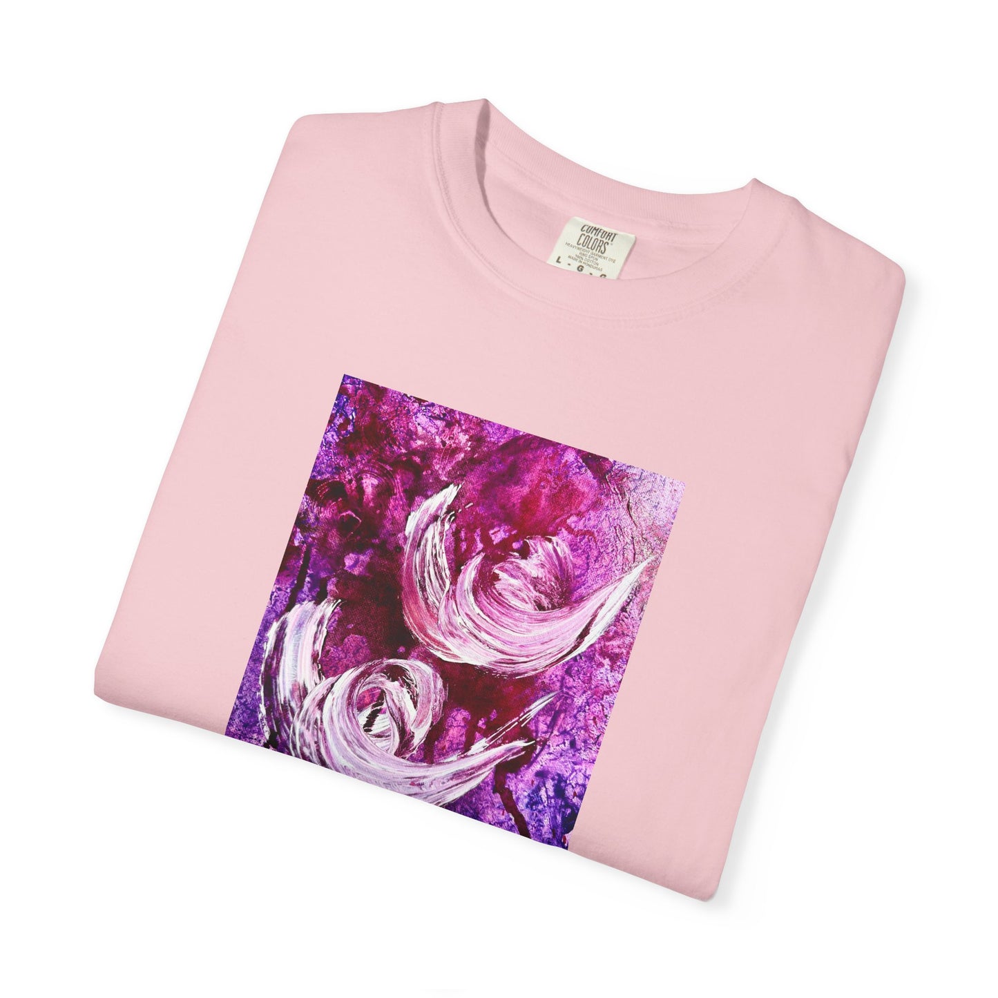 Unisex Garment-Dyed T-shirt, Love Path, Art Design by Sincthus