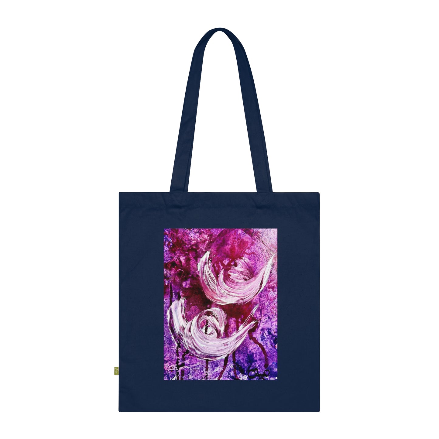 Organic Cotton Tote Bag, Love Path, Art Design by Sincthus