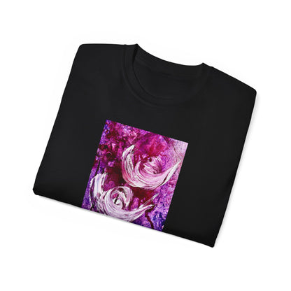 Unisex puuvillainen t-paita, Love Path, Art Design by Sincthus