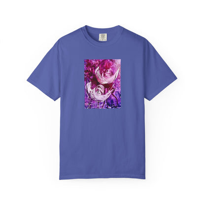 Unisex Garment-Dyed T-shirt, Love Path, Art Design by Sincthus