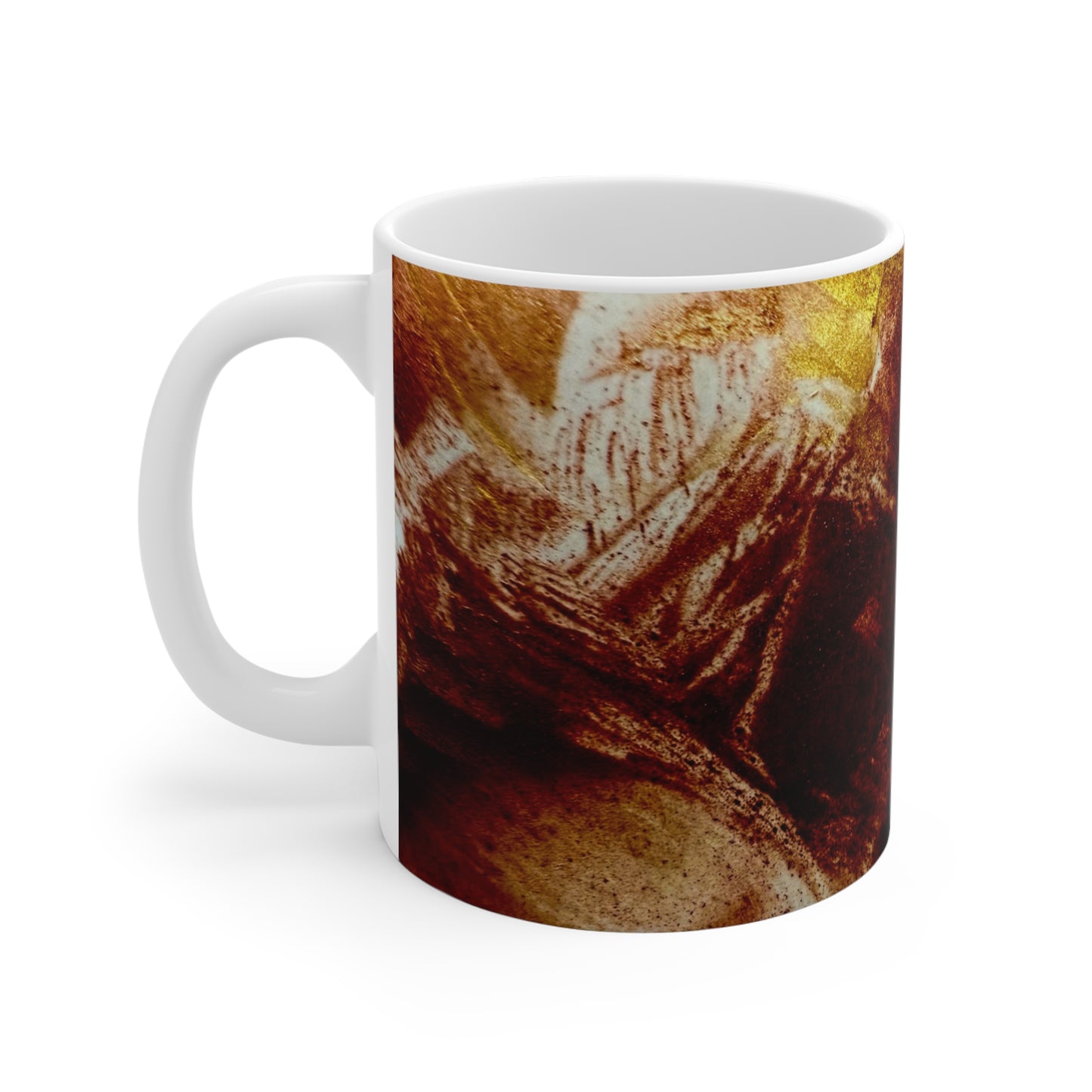 Artistic Ceramic Mug, Autumn, Art Design by Sincthus