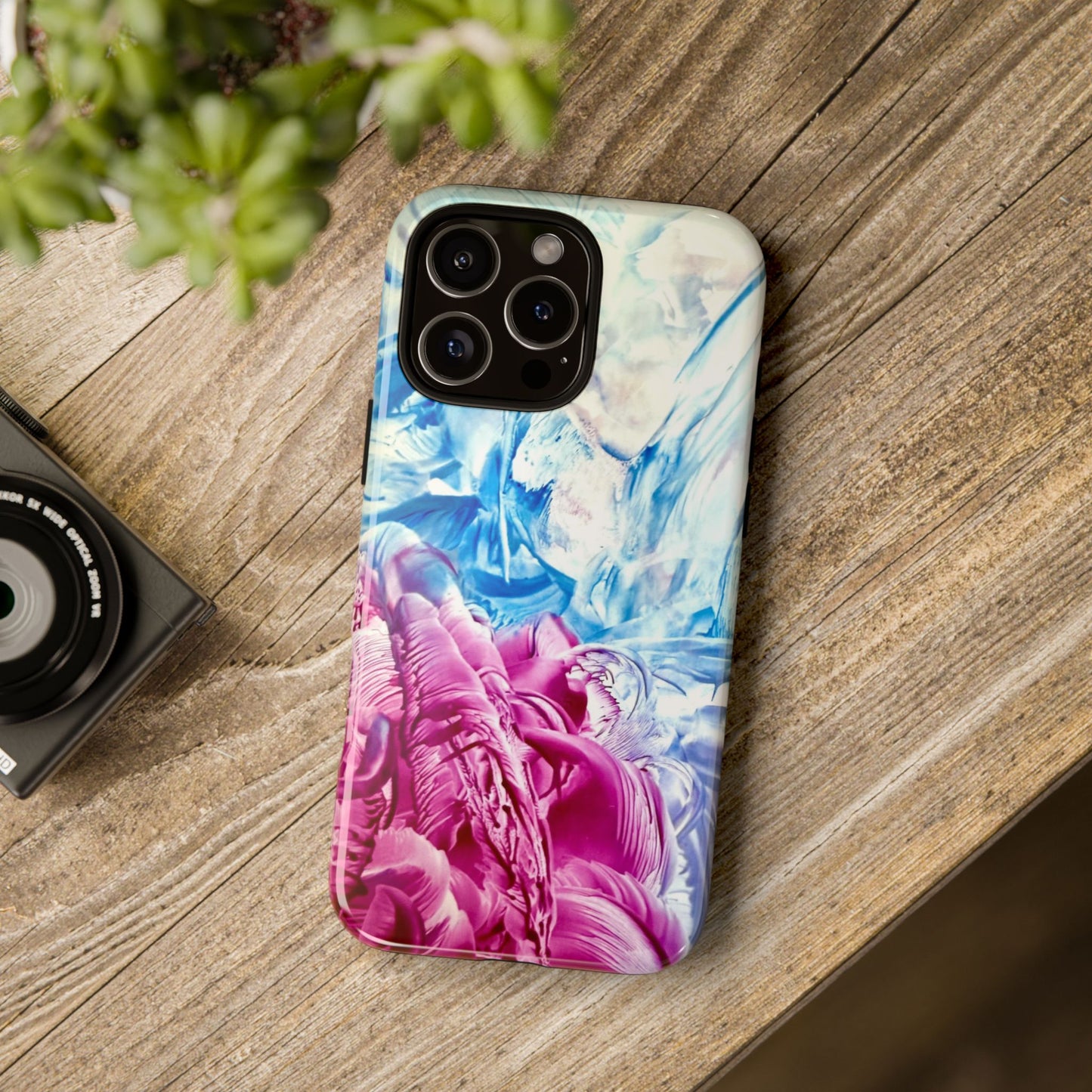 Tyylikäs puhelinkotelo, White Horse, Art Design by Sincthus