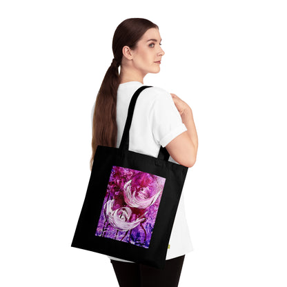 Organic Cotton Tote Bag, Love Path, Art Design by Sincthus