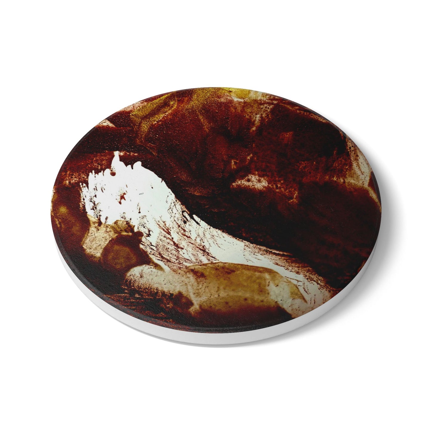 Ceramic Coaster, Autumn, Art Design by Sincthus