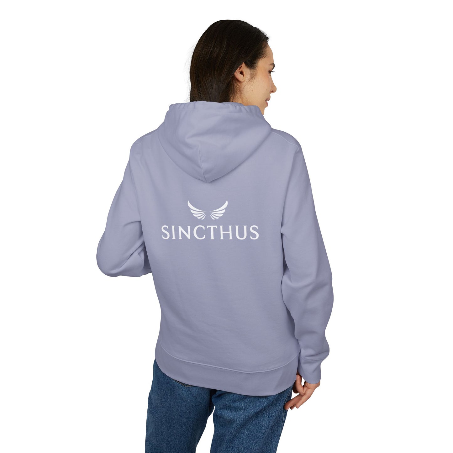 Unisex-huppari, Sincthus, logo selässä 
