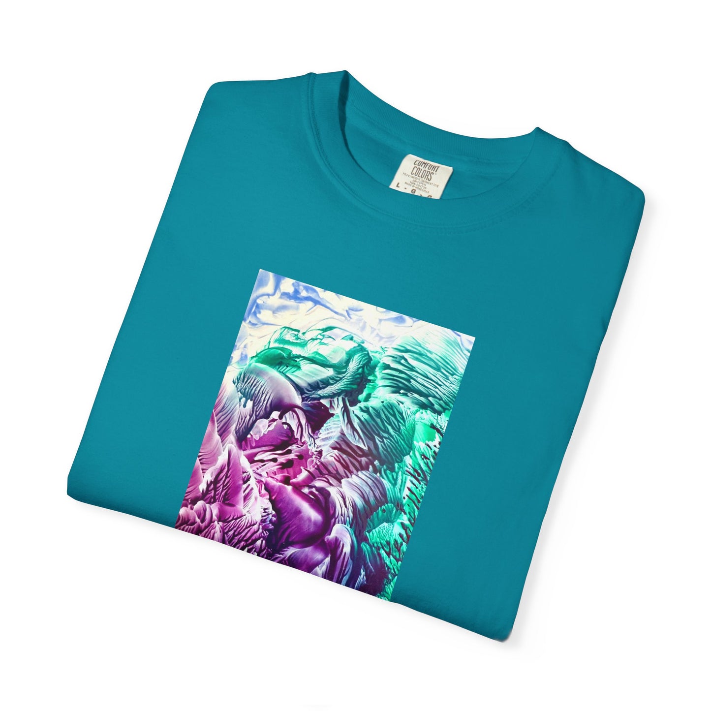 Unisex Garment-Dyed T-shirt, Bloom, Art Design by Sincthus