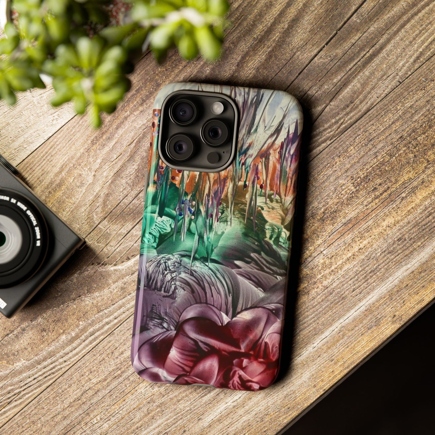 Stylish Hard Phone Case, Landscape, Art Design by Sincthus