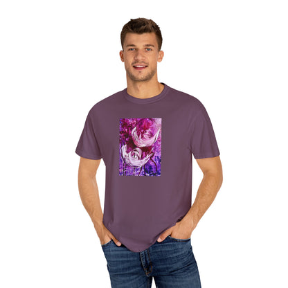 Unisex Garment-Dyed T-shirt, Love Path, Art Design by Sincthus