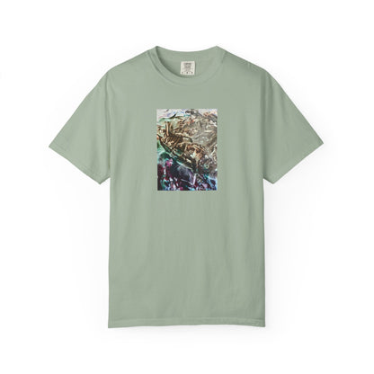 Unisex Garment-Dyed T-shirt, Adventure, Art Design by Sincthus