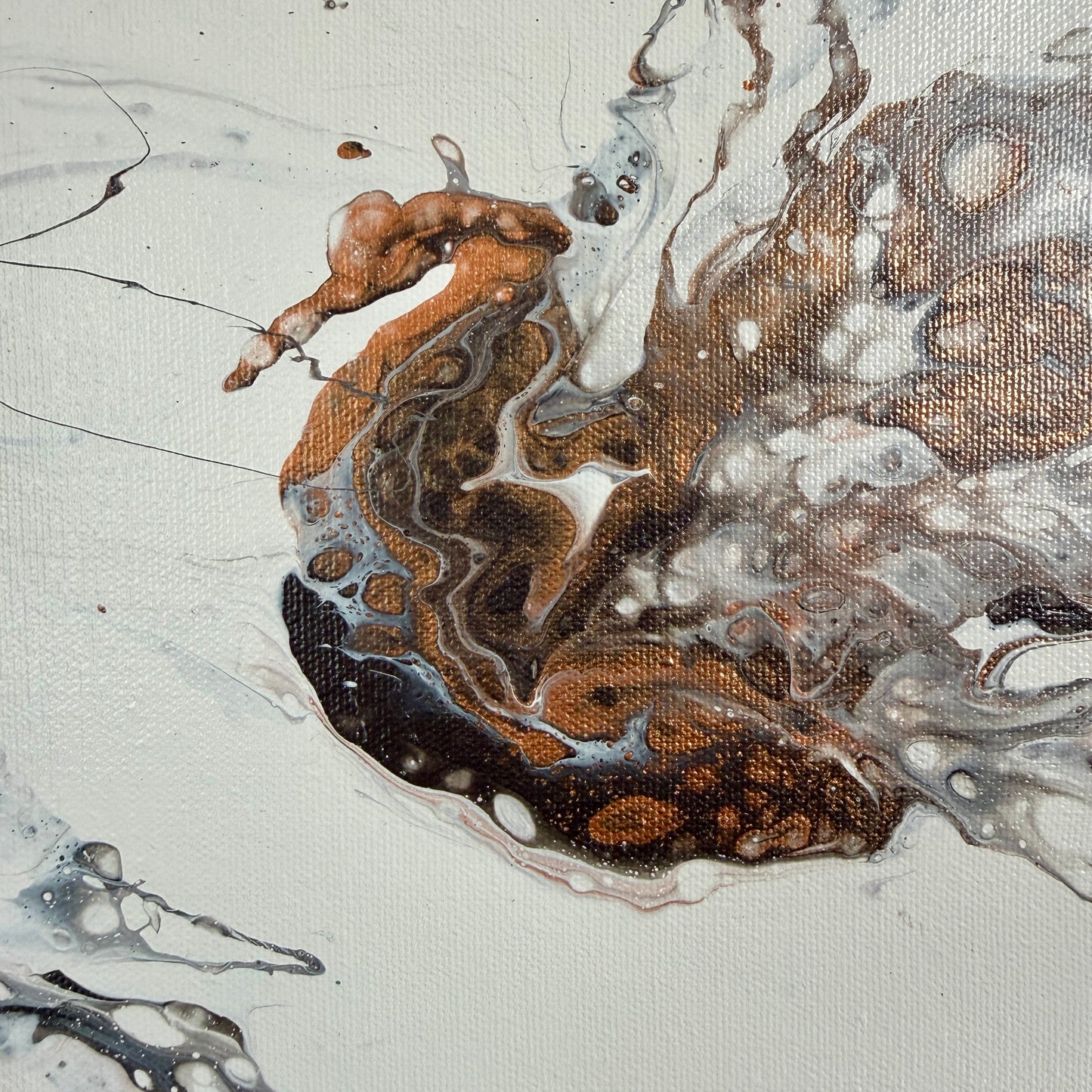 The Ape That Fell, 2025, Pouring