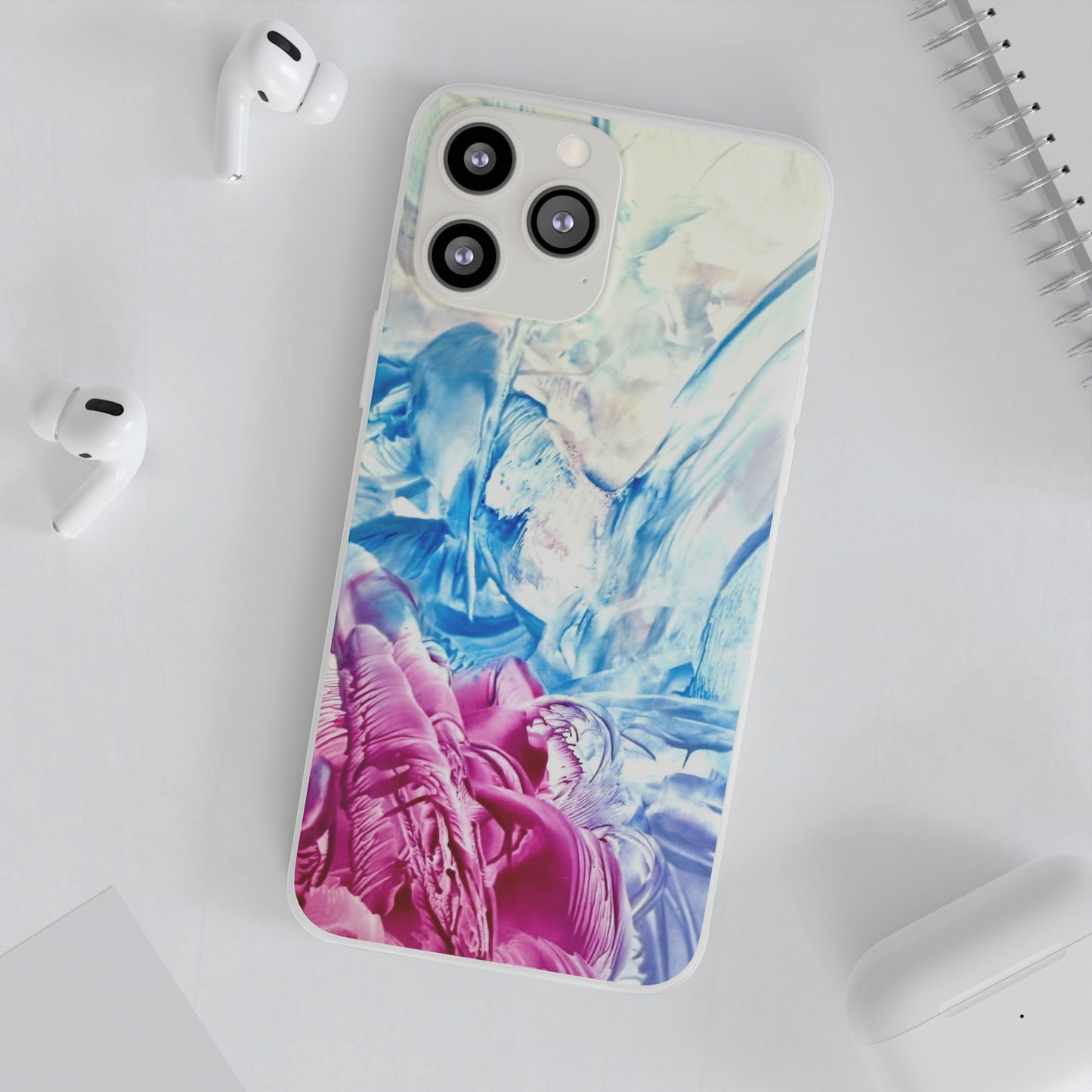 ArtFlex Phone Case, White Horse, Art Design by Sincthus