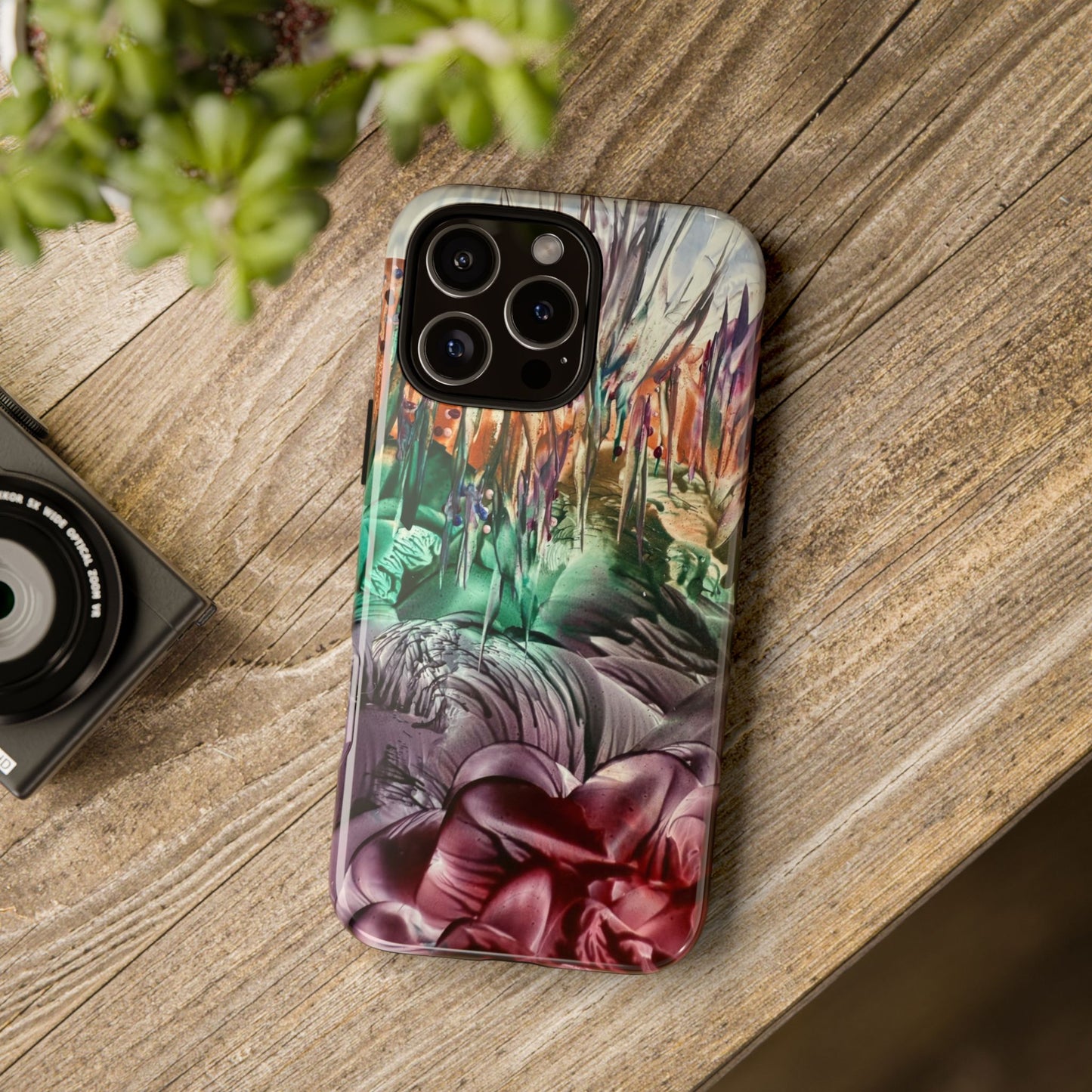 Stylish Hard Phone Case, Landscape, Art Design by Sincthus