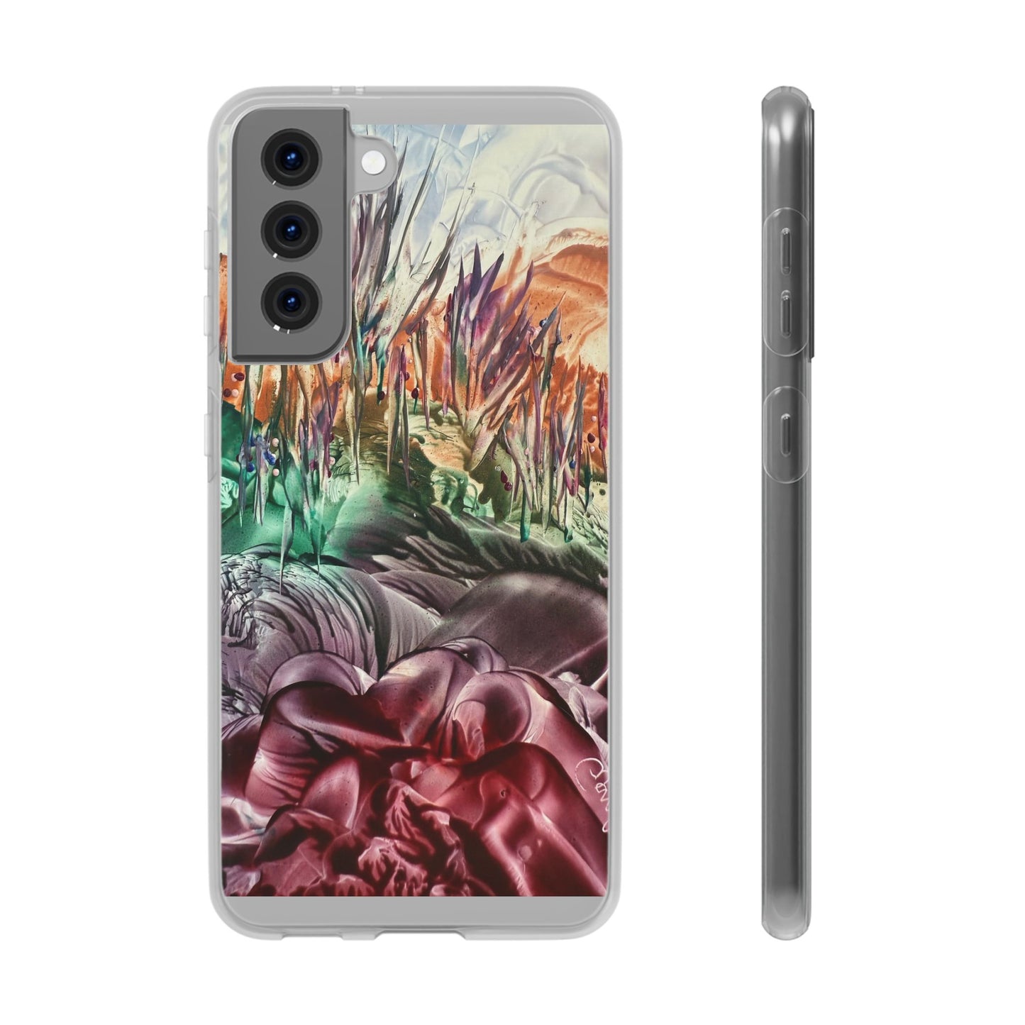 Puhelinkotelo, maisema, taidesuunnittelu, Sincthus