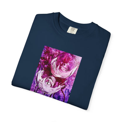 Unisex Garment-Dyed T-shirt, Love Path, Art Design by Sincthus