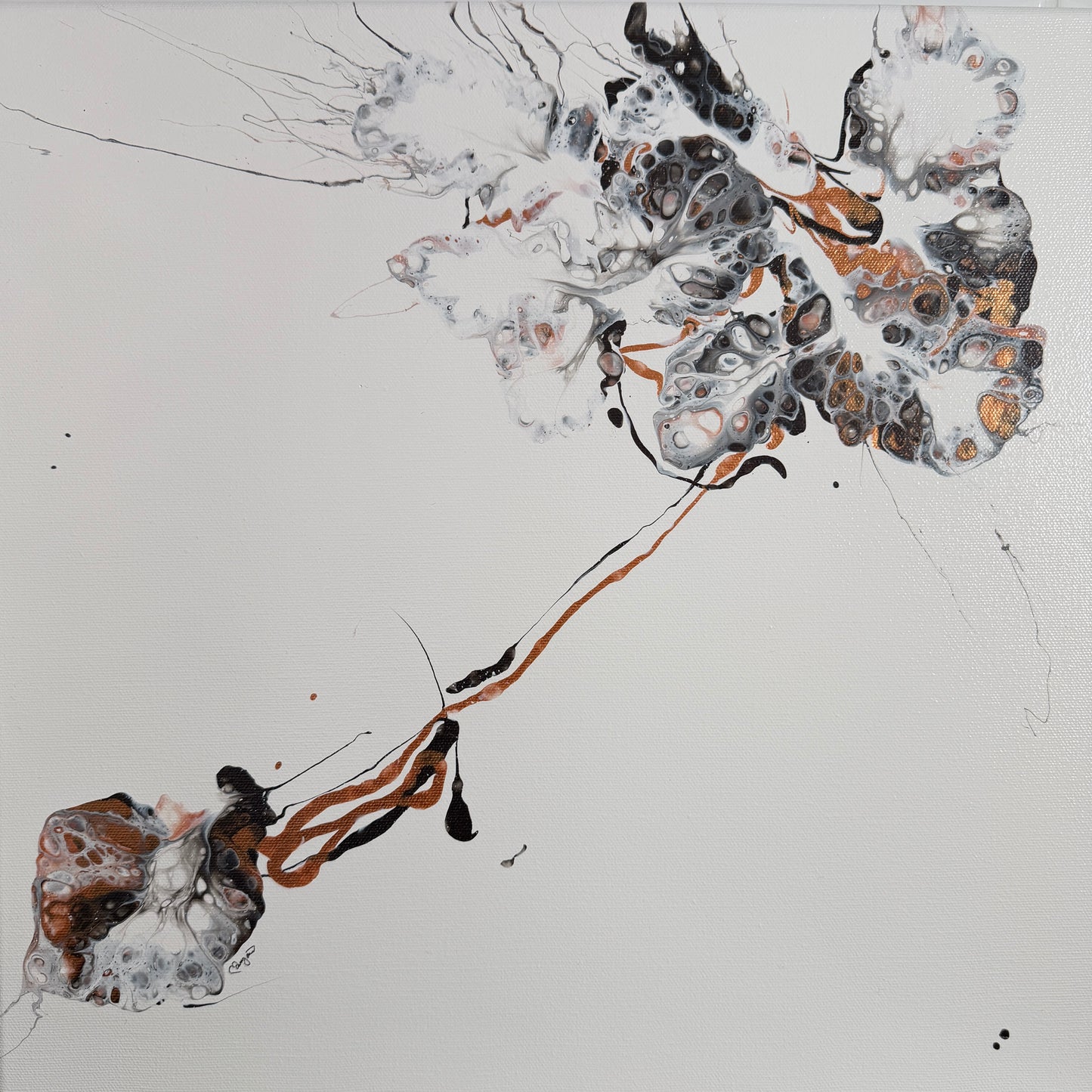 Invisible Bridge, 2025, Pouring