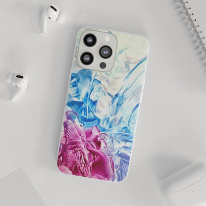 ArtFlex Phone Case, White Horse, Art Design by Sincthus